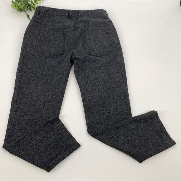 Roots Canada Heavyweight Slim Fit Marled Grey Twill junction knit Pants 6 - Picture 2 of 16